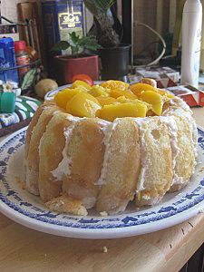 Sauce au caramel beurre salé charlotte aux peches