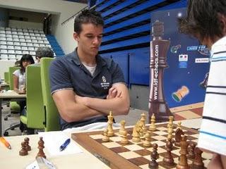 Echecs à Paris : Sébastien Feller lors du championnat de Paris 2010 © Chess & Strategy 