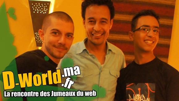 Les Jumeaux du Web en compagnie de Malek Akhmiss