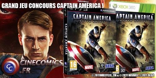 Grand jeu concours Captain America sur Cinecomics ! jeuconcourscaptain