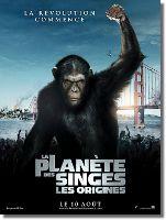 LA PLANETE DES SINGES L'affiche du film