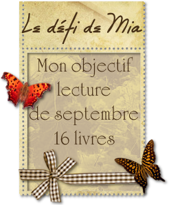 Le Défi de Mia defi mia septembre
