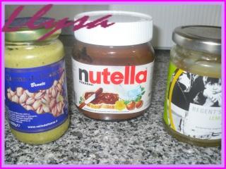 Minis chinois crème de pistaches, lemon-curd et nutella Minis chinois crème de pistaches, lemon-curd et nutella