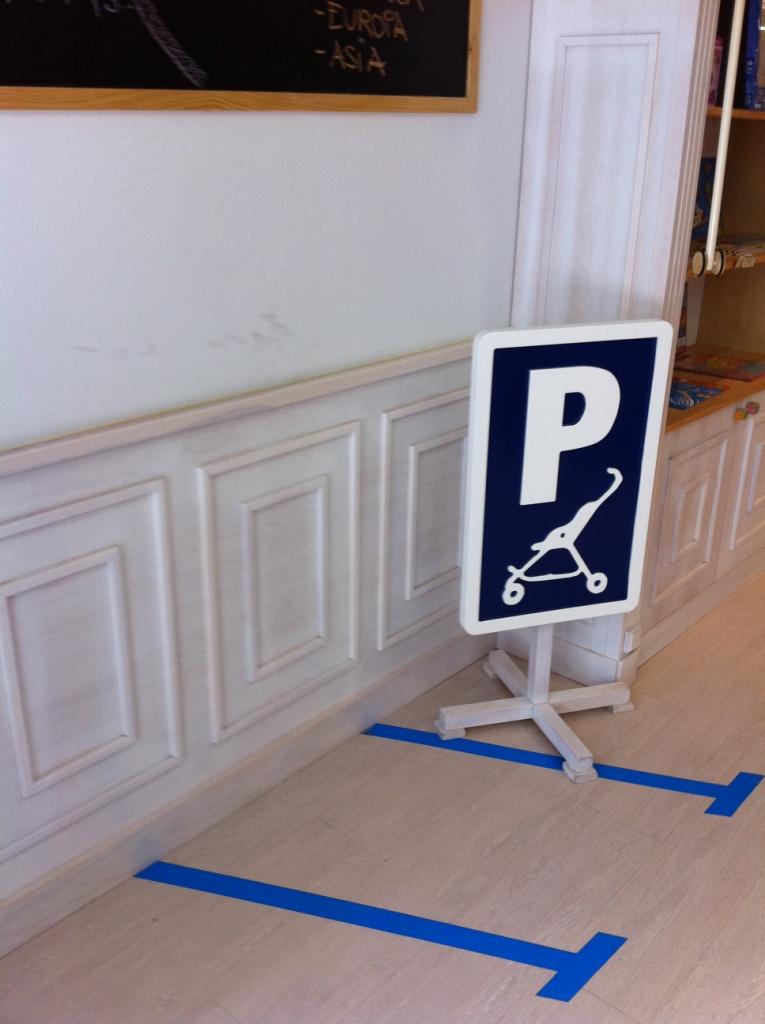 Week end design à Bilbao Baby Deli Bilbao parking a poussettes