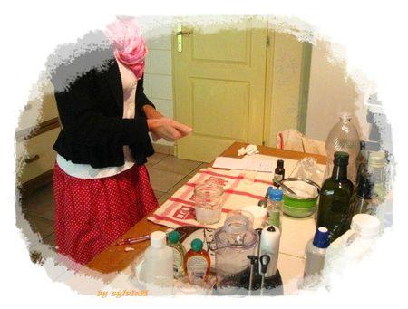 Une crème visage illuminatrice et un gommage pour un atelier avec PINK NINI atelier cosmétique 1