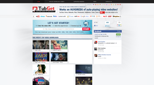 tubget Téléchargez des vidéos du net sur votre ordinateur!