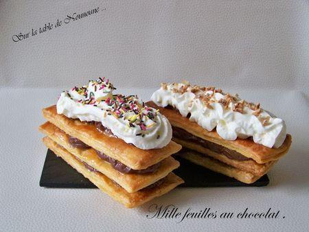Mille feuilles au chocolat Mille feuilles au chocolat 1
