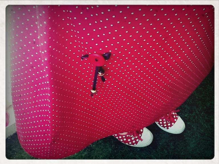 Cousette à pois by Lalouandco J’ai testé le tuto illustré de la jupe facile