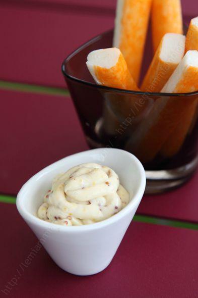Mayonnaise moutardée à l'échalote mayonnaise moutarde ancienne echalote