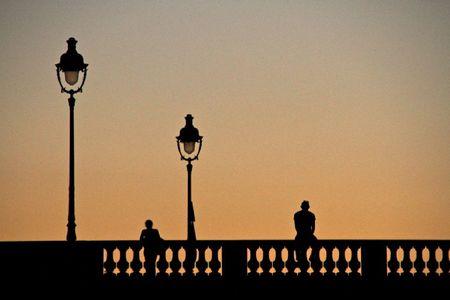 Ombres parisiennes ombres pont9082