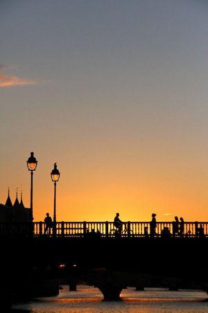 Ombres parisiennes ombres pont9054