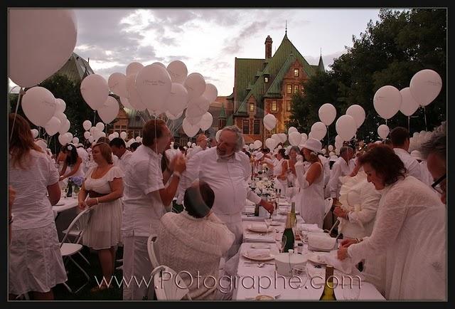 Diner en blanc, diner magique! Diner en blanc, diner magique!