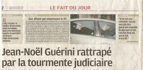 Marseille GUERINI le temps du changement marseille,guerini,justice,cg13,scandale,inculpation