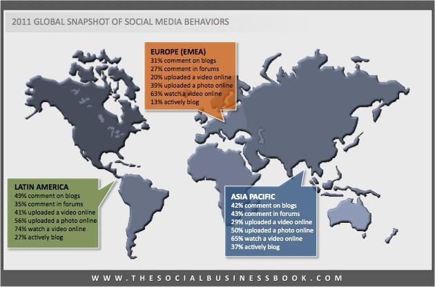 2011-global-social-media1 La carte des réseaux sociaux les plus utilisés dans le monde.