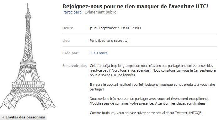 htc-facebook htc facebook Un évènement HTC pour le 1er septembre