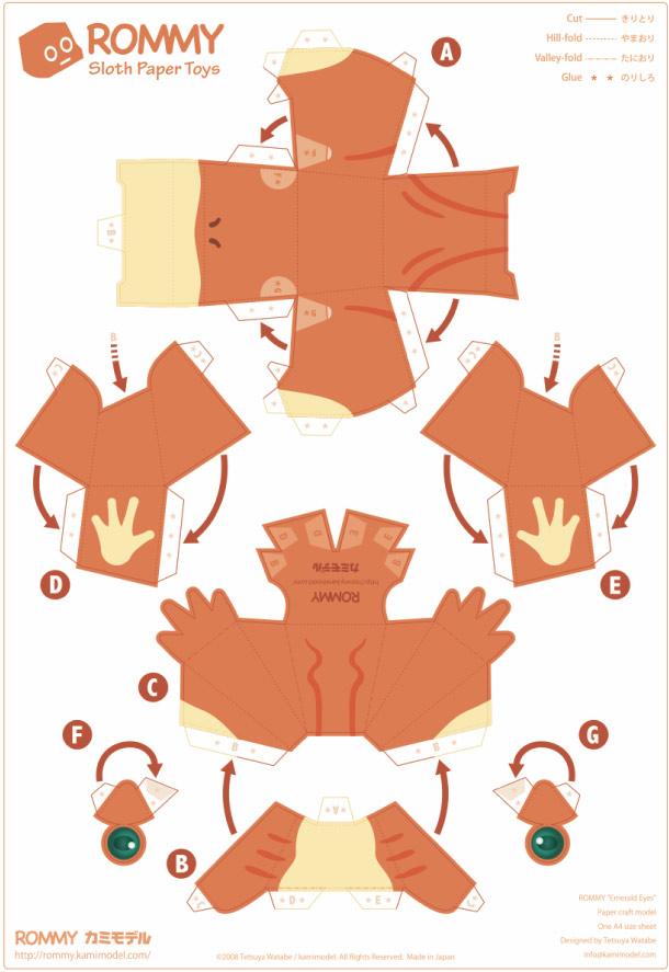 Paper Toys Rommy (Collection x 27 !!!)