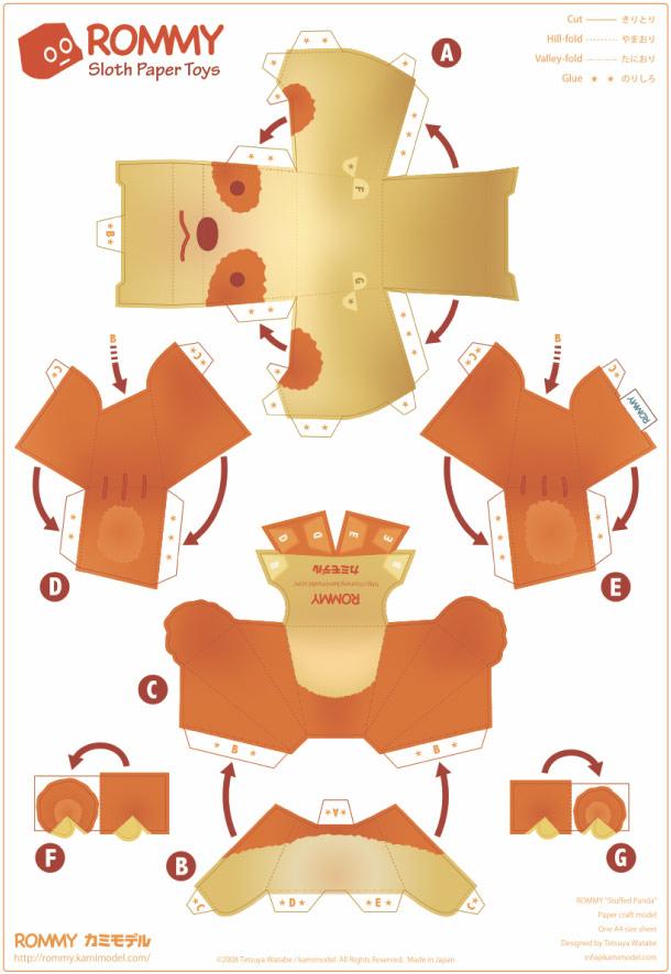 Paper Toys Rommy (Collection x 27 !!!)