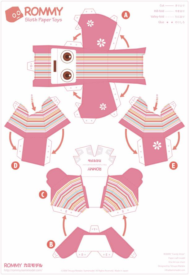 Paper Toys Rommy (Collection x 27 !!!)