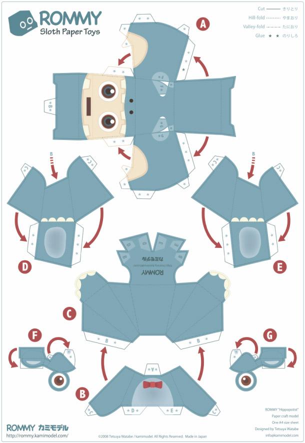 Paper Toys Rommy (Collection x 27 !!!)