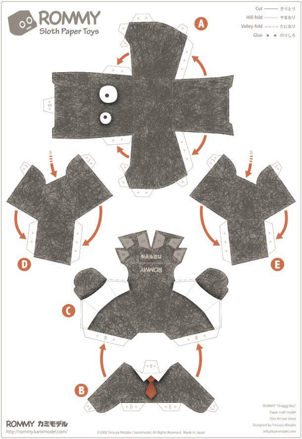 Paper Toys Rommy (Collection x 27 !!!)