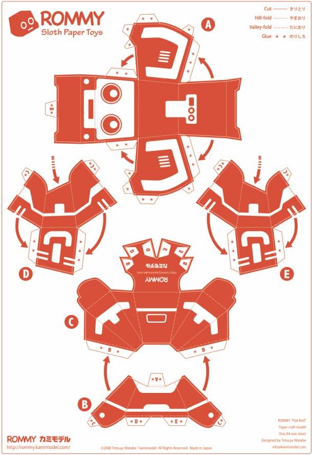 Paper Toys Rommy (Collection x 27 !!!)