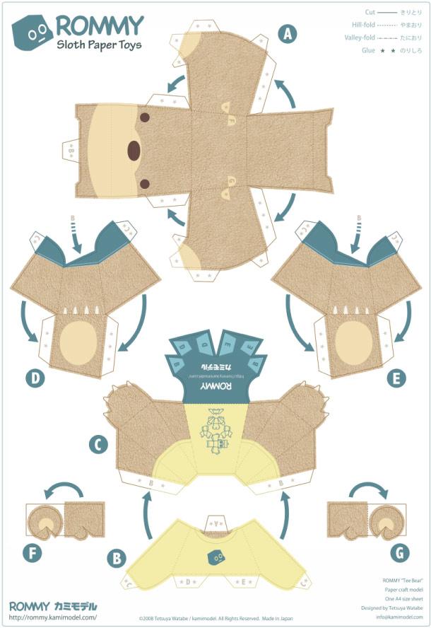 Paper Toys Rommy (Collection x 27 !!!)