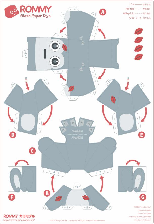 Paper Toys Rommy (Collection x 27 !!!)