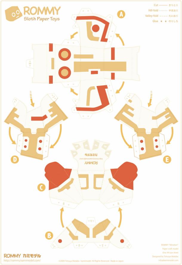 Paper Toys Rommy (Collection x 27 !!!)