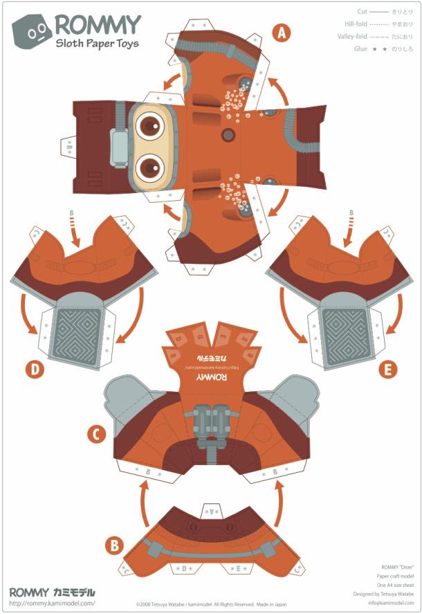 Paper Toys Rommy (Collection x 27 !!!)