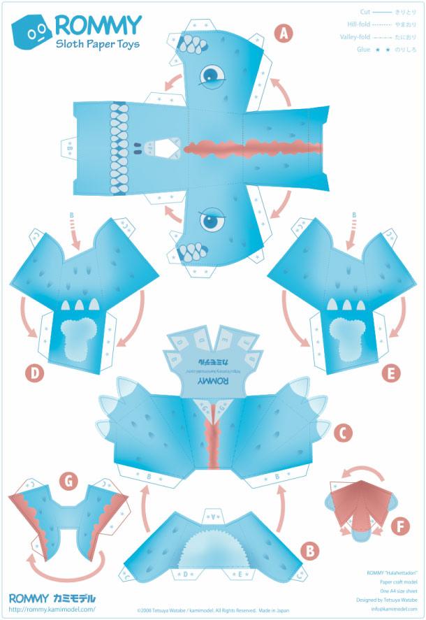 Paper Toys Rommy (Collection x 27 !!!)