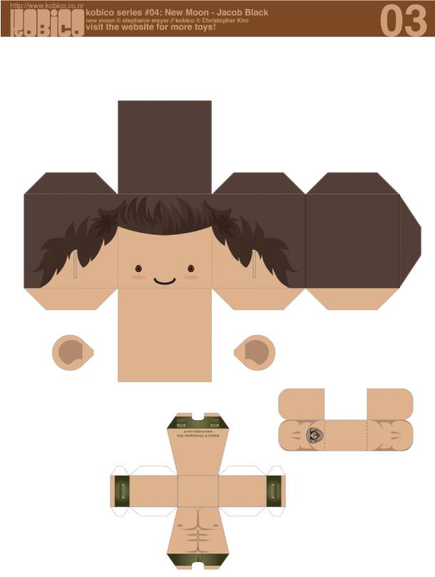 Papertoys Kobico New Moon Series