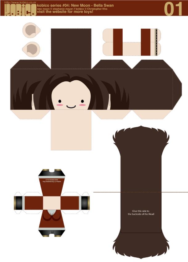 Papertoys Kobico New Moon Series