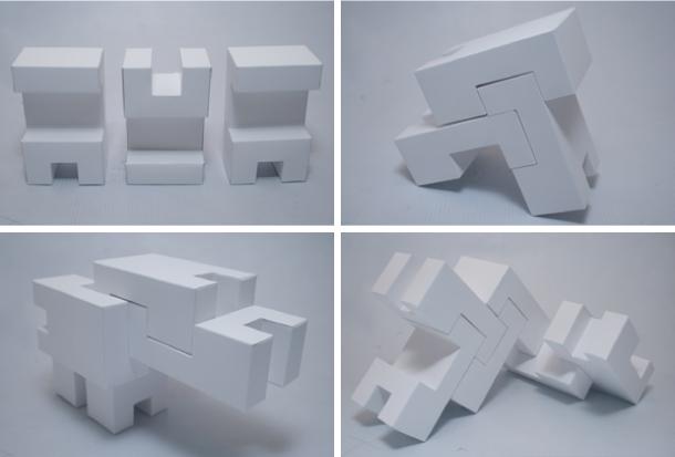 Proyecto Ensamble : des paper toys « modulo-fonctionnels »