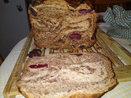 brioche chocolat cranberries