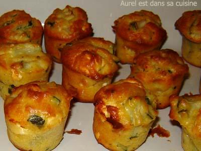 muffin courgette feta Muffins Blettes Féta