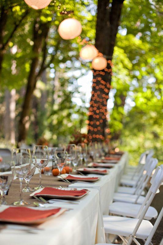 deco-de-table-retro-champetre Decoration de mariage champetre rétro en lin