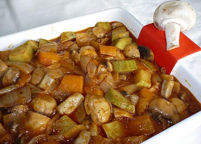 Champignons et légumes à la grecque Champignons et légumes à la grecque