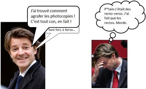 Baroin s'amuse avec la Xerox Baroin s'amuse avec la Xerox