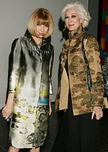 Carmen DellʼOrifice, en compagnie dʼAnna Wintour Carmen DellʼOrifice, en compagnie dʼAnna Wintour