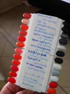 nuancier vernis à ongle Visualiser sa collection de vernis : les résultats !