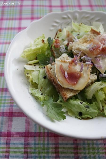 Salade de chèvre chaud, pancetta & fleurs de lavande 20110724 FB Salade chèvre.jpg