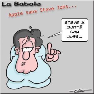 Céno Dessinateur - La Babole : Steve Jobs quitte Apple