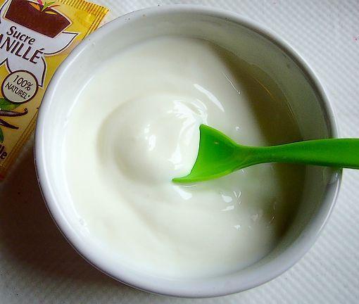 Verrine légère aux framboises yaourt + sucre vanillé