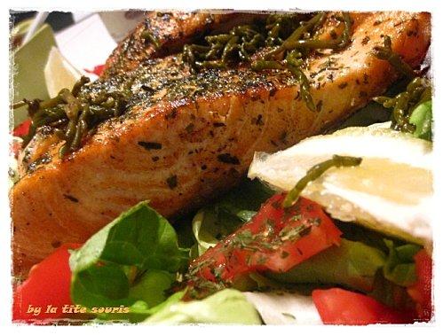 Pavé de Saumon grillé et mariné à l'ail des ours saumon-marine-a--l-ail-des-ours-2.jpg