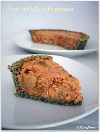Tarte au tofu à la grecque tarte grecque 1