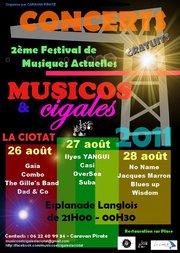 2ème Festival de Musiques Actuelles de LA CIOTAT - MUSICOS et CIGALES