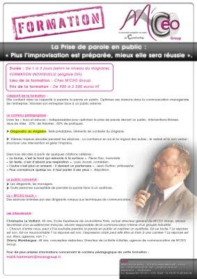 Prise de parole en public : Optimisation de son leadership.