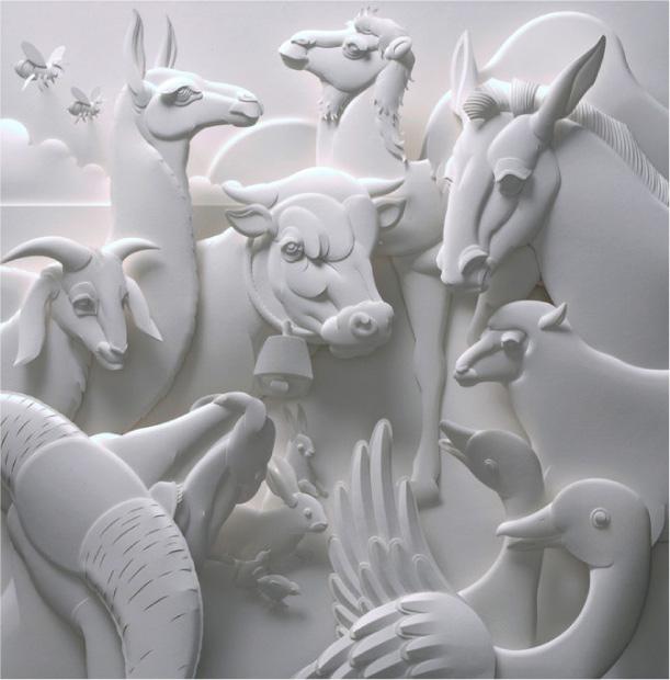 Jeff Niska, sculpteur de papier…