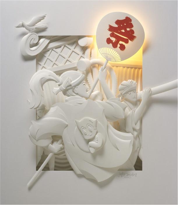Jeff Niska, sculpteur de papier…