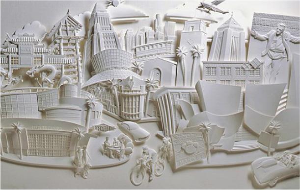 Jeff Niska, sculpteur de papier…